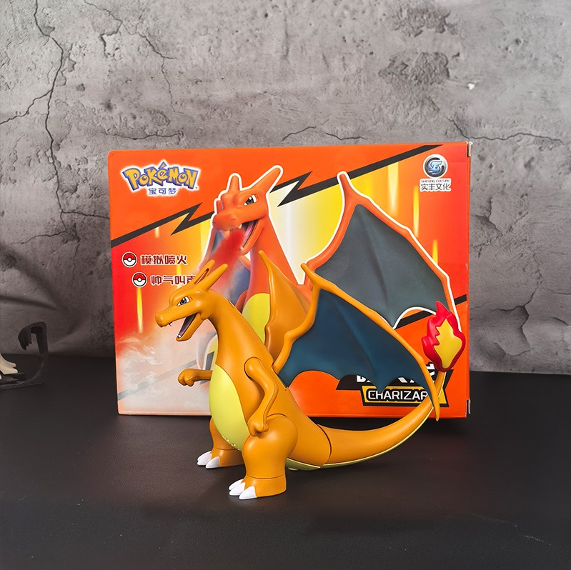 Charizard Electric Sound Mist Spraying Figure – Taka Finds